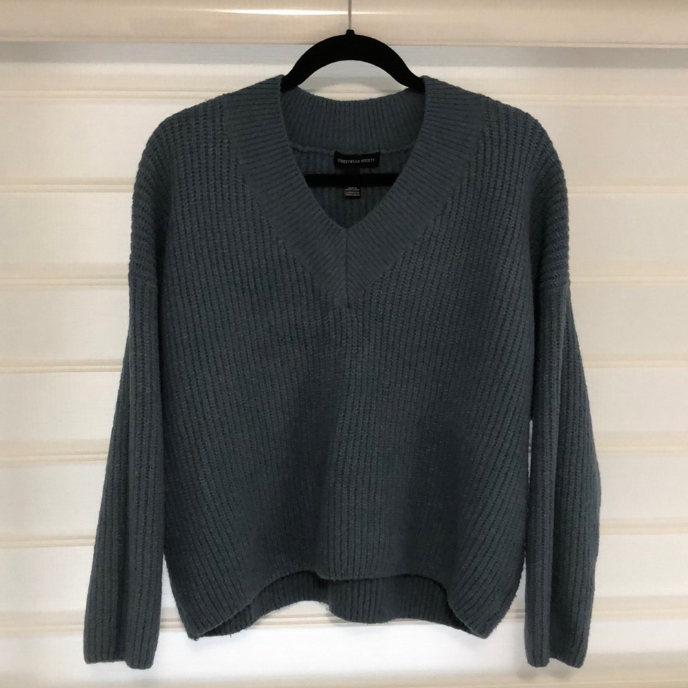 Really warm blue sweater